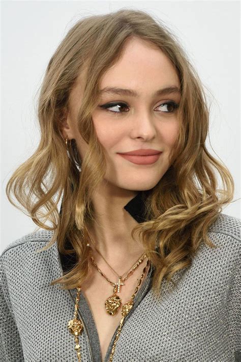 lily rose depp hair.